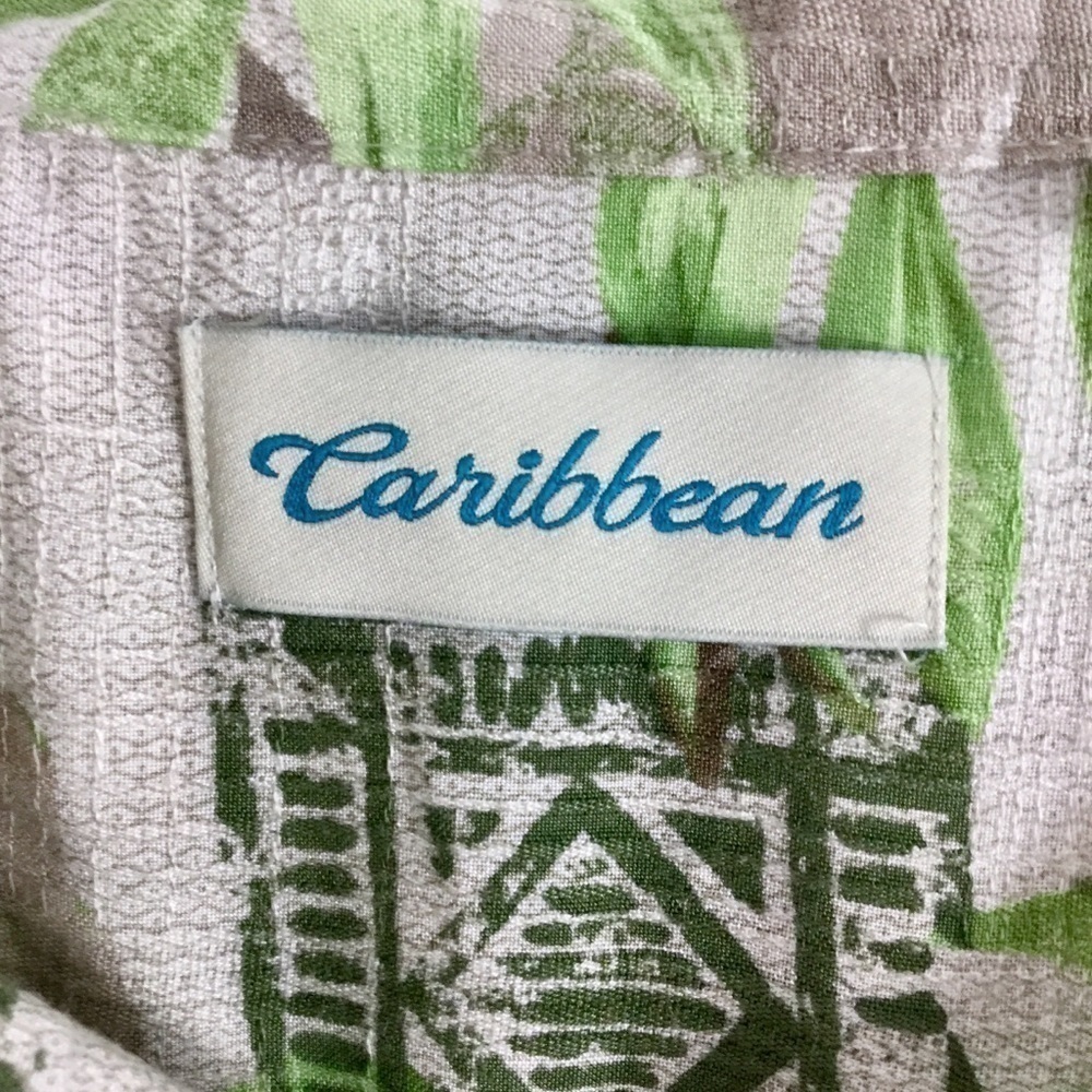 Caribbean Tropical Print Island Style Camp Shirt Size 3XT - Picture 2 of 10